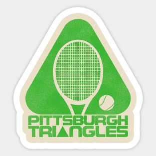 Pittsburgh Triangles Defunct 70s Tennis Team Sticker